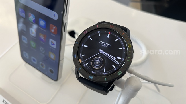 Xiaomi Watch S3 diluncurkan di Jakarta pada Selasa (26/3/2024). [Suara.com/Dicky Prastya]