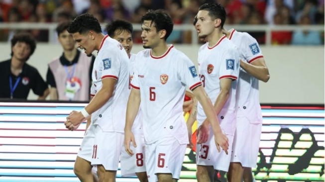 Selebrasi Para Pemain Timnas Indonesia Usai Cetak Gol ke Gawang Vietnam. (instagram.com/timnas.indonesia)