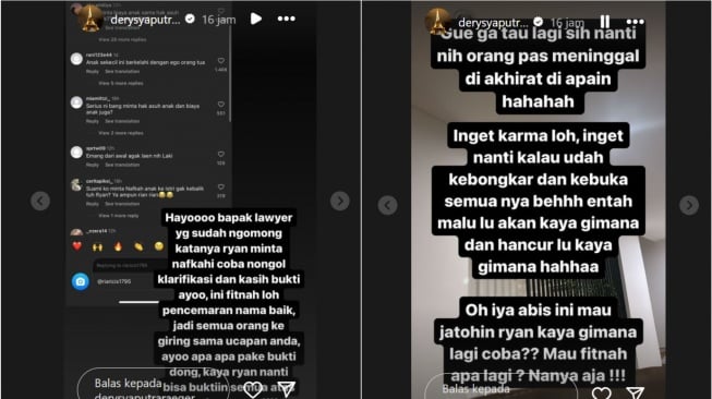 Dery Syaputra geram Teuku Ryan difitnah pengacara Ria Ricis (Instagram/@derysyaputraraeger)