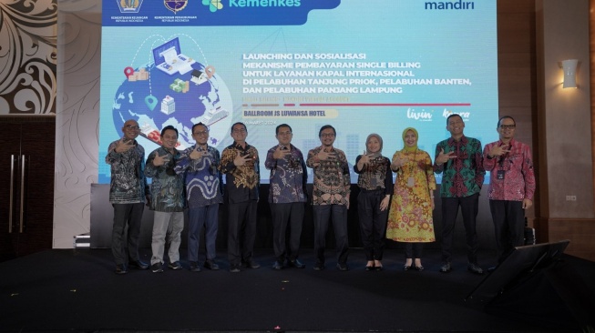 Makin Mudah! Kemenkeu, Kemenhub, Kemenkes, dan Bank Mandiri Kolaborasi Implementasikan Single Billing di Pelabuhan