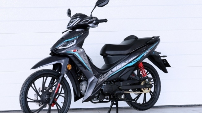 Asus 125, perpaduan desain Honda Supra GTR dan Yamaha MX King (2banh.vn)