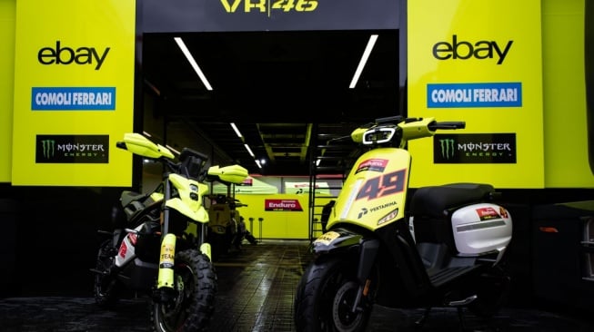 Pertamina Enduro VR46 Peduli Lingkungan dengan Motor Listrik di Paddock