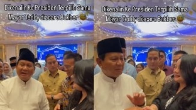 Momen Wanita Ini Dikenalkan Langsung Mayor Teddy ke Presiden Terpilih: Ternyata Bukan Orang Sembarangan