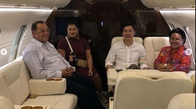 Harvey Moeis beri hadiah jet pribadi untuk Rapahel Moeis (Instagram)