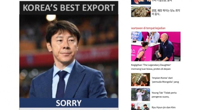 Viral Spanduk "Shin Tae-yong Korea's Best Export, Sorry Samsung", Begini Tanggapan STY