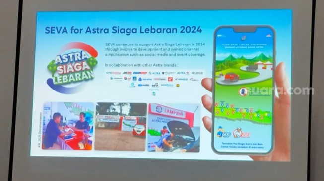 SEVA.id ikut serta dalam Astra Siaga Lebaran 2024 [Suara.com/CNR ukirsari]