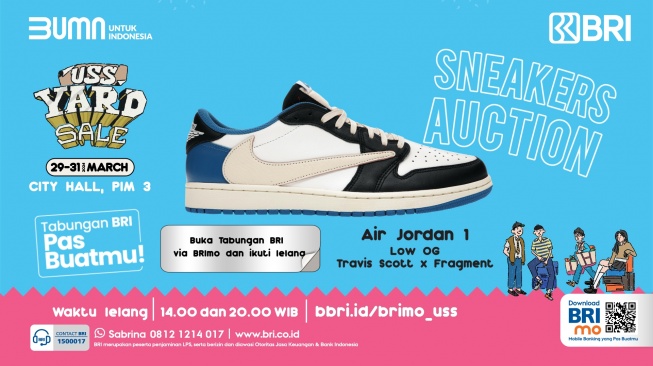 Yuk! Beli Sneakers Buat Lebaran Pakai BRImo di USS Yard Sale Serba Rp50.000