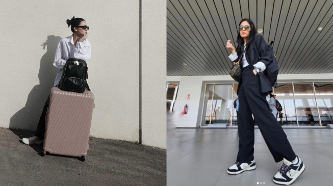 5 Outfit ke Bandara untuk OOTD Mudik Bisa Pakai Hijab ala Dian Sastrowardoyo, Isyana Sarasvati Hingga Luna Maya