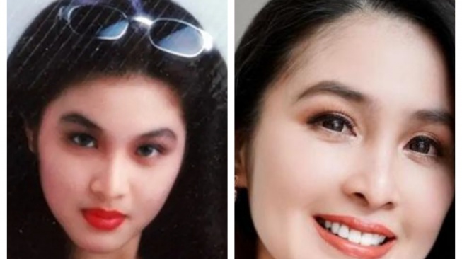 Kolase foto Sandra Dewi dulu dan sekarang [Istimewa]