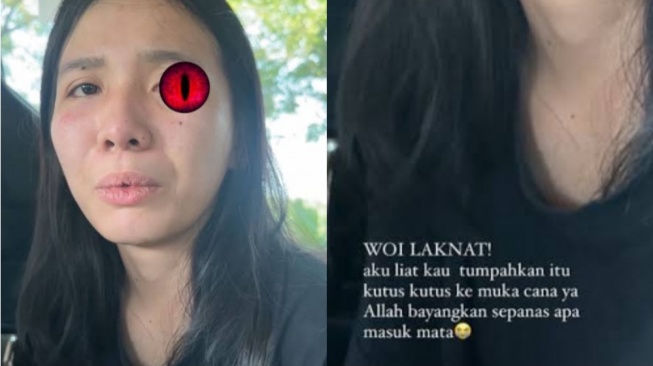 Sosok pengasuh yang menganiaya anak Emy Aghnia hingga babak belur.