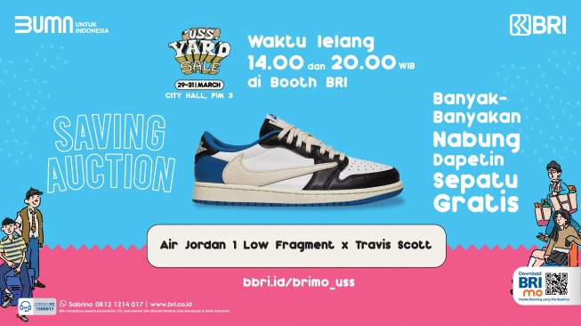 Mau Dapet Sneakers Idaman, Ayo Cek Promo Seru dari BRI di USS Yard Sale!