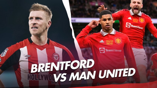 Link Live Streaming Brentford vs Manchester United di Liga Inggris, Segera Berlangsung