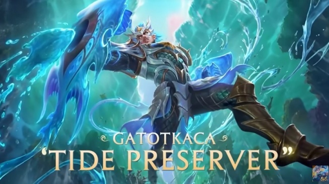 Tide Preserver, Gatotkaca. [YouTube/MLBB]