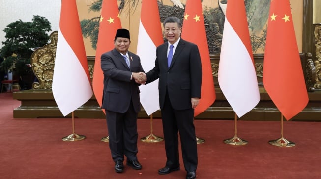 Sambut Prabowo di Beijing, Xi Jinping Bahas Kereta Cepat