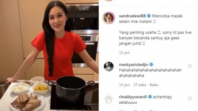 Harvey Moeis Korupsi Rp271 T, Sandra Dewi Ngaku Gak Bisa Nyalakan Kompor [Tangkap layar Instagram]