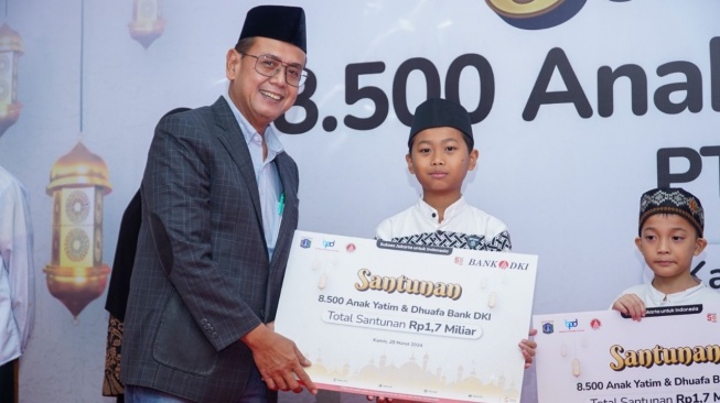 Bank DKI Gelar Santunan untuk 8.500 Yatim dan Dhuafa