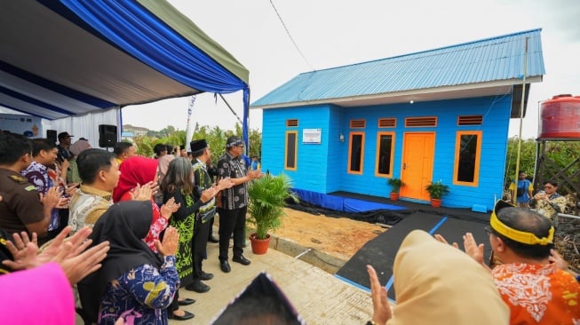 Bangun Rumah Layak Huni di Guntung dan Loktuan, Pupuk Kaltim Salurkan Rp 630 Juta