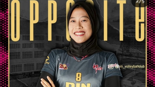 Megawati Hangestri Resmi Berseragam Jakarta BIN di Proliga 2024. (Instagram/bin_volleyballclub)