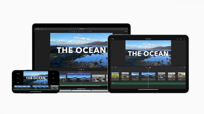 Aplikasi iMovie. [Apple]