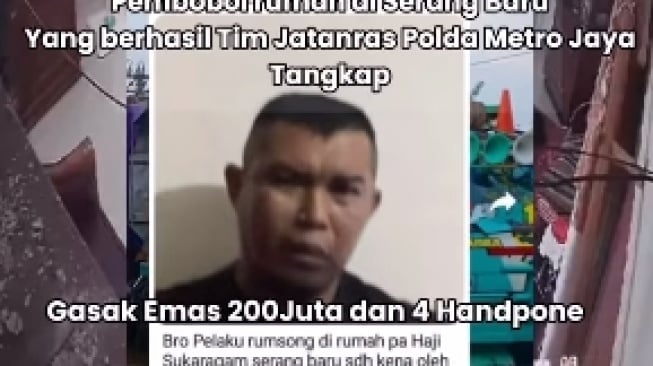 Viral Beraksi saat Tarawih, Dedi Maling di Bekasi yang Gasak Duit Rp200 Juta Ternyata Pegang Pistol Mainan