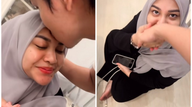 momen romantis Atta Halilintar dan Aurel Hermansyah rayakan ultah pernikahan ke-3 (Instagram/@attahalilintar)