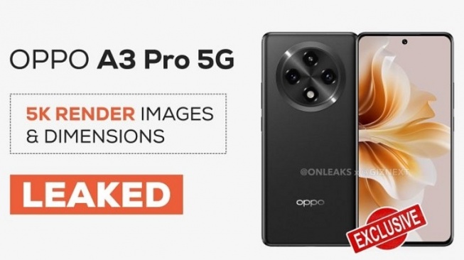 Oppo A3 Pro 5G. [Giznext] 