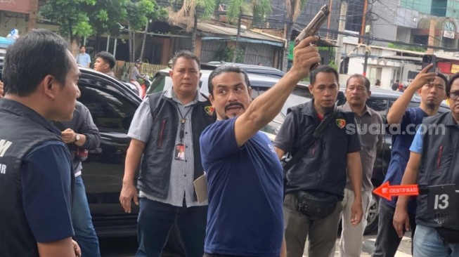 Gahtan Saleh Hilabi Rekonstruksi Kasus Penembakan, Keterangan Tersangka dan Korban Gak Klop