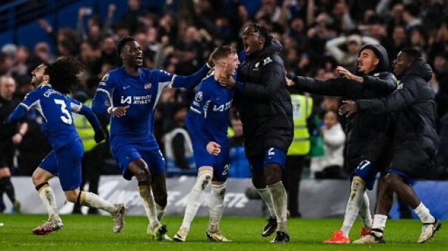 Hasil Liga Inggris: Dua Gol di Masa Injury Time, Chelsea 'Comeback' Benamkan Manchester United 4-3