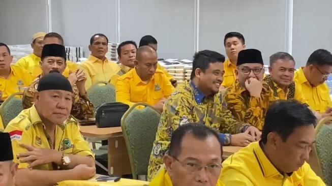 Wali Kota Medan, Bobby Nasution, menghadiri pengarahan untuk bakal calon kepala daerah Partai Golkar di kantor DPP Golkar, Jakarta Barat, Sabtu (6/3/2024) sore. (ist)