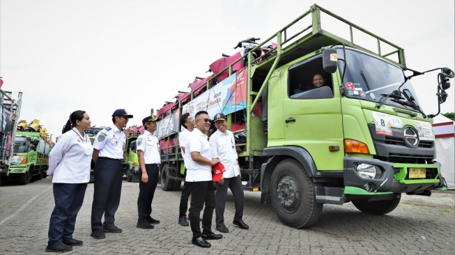 PT Astra Honda Motor (AHM) kembali mengantarkan konsumen pulang ke kampung halaman melalui program Mudik Balik Bareng Honda (MBBH). (Foto: AHM)