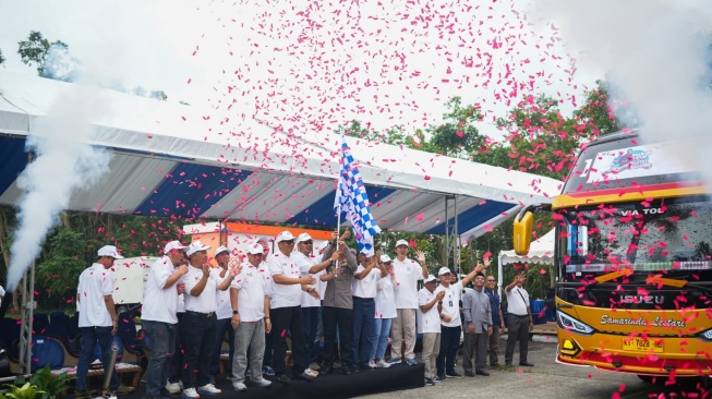 Mudik Asyik Bersama BUMN 2024, Pupuk Kaltim Fasilitasi 280 Pemudik Asal Bontang dan Samarinda