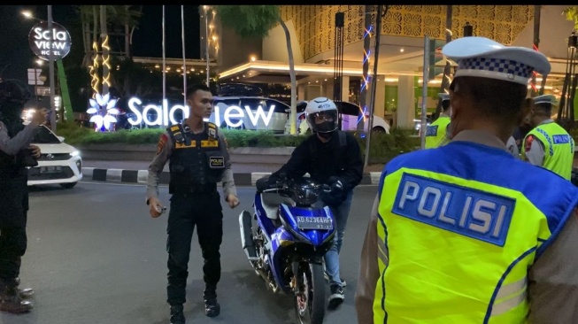 Knalpot Brong Digasak, Polresta Solo Tindak 57 Motor di Razia Malam Minggu