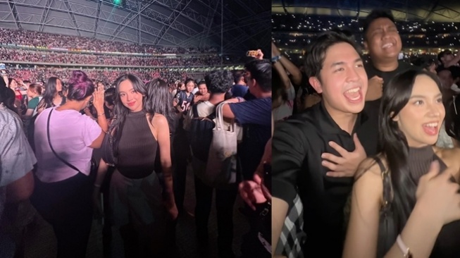 Potret Artis Nonton Konser Bruno Mars di Singapura (Instagram/@lyodraofficial/@jeromepolin)