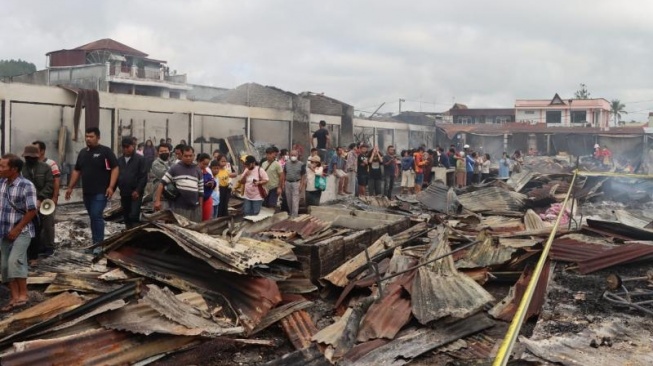 73 Pedagang Pasar Comboran Malang Akan Direlokasi Pasca-Kebakaran