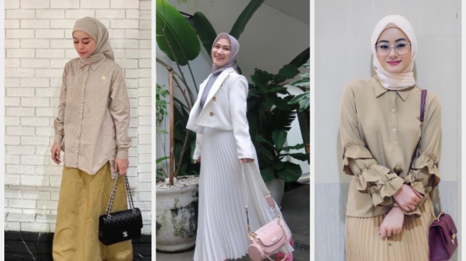 Inspirasi Lebaran Anggun: 7 OOTD Rok Panjang ala Lesti Kejora, Dinda Hauw, dan Melody Laksani