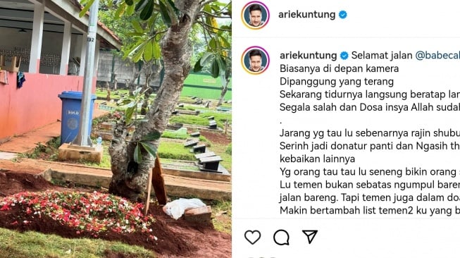 Arie Untung spill kebaikan Babe Cabita (Instagram/@ariekuntung)