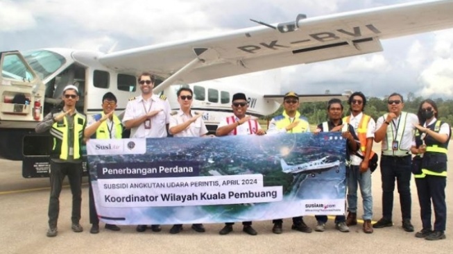 Susi Air Layani Rute Palangka Raya-Muara Teweh, Harga Tiket di Bawah Rp 500 Ribu