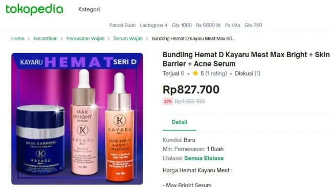 Harga hampers Lebaran Maia Estianty. (Tokopedia)