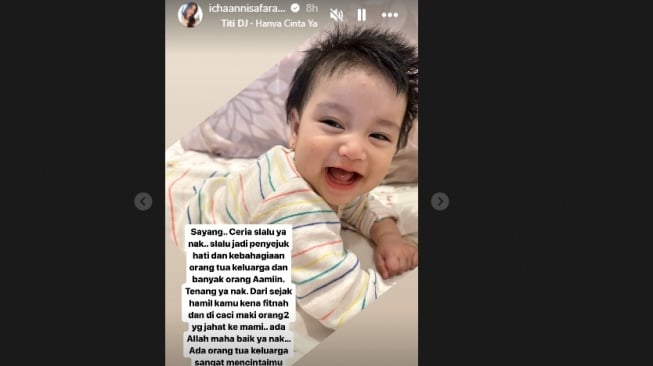 Icha Annisa Faradila Sebut Anak Ikut Kena Sumpah Serapah. [Instagram/ichaannisafaradila]