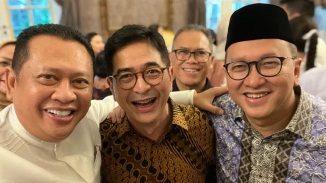 Arsjad Rasjid dan Rosan Roeslani Bertemu, Bamsoet: Akhirnya Dua Sahabat Bersama Lagi