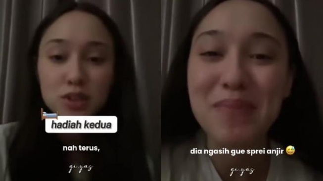 Inspirasi kado random ala Giorgino Abraham. (TikTok/gi.yas)