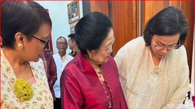 Ungkit Momen Dinner G20 di Bali, Ini Pesan Megawati ke Sri Mulyani saat Silaturahmi Lebaran