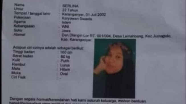 Serlina Tewas Dicekik dan Dibekap, Polres Sukoharjo Ungkap Ungkap Fakta Mengejutkan Soal Hasil Autopsi