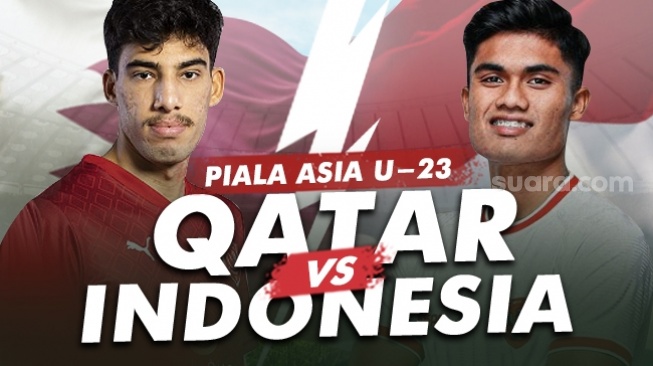 Ilustrasi Prediksi pertandingan Qatar vs Timnas Indonesia U-23 di Piala Asia U-23 2024 (Dok. Suara.com).