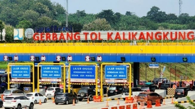 Gerbang Tol Kalikangkung Kembali Dinormalkan Jadi Dua Arah, Begini Kondisinya