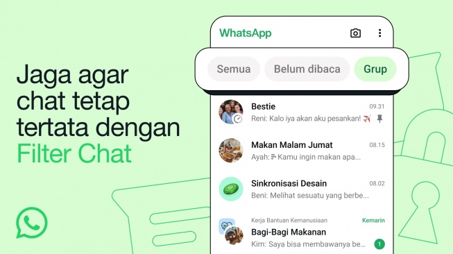 Fitur WhatsApp Filter Chat. [WhatsApp]