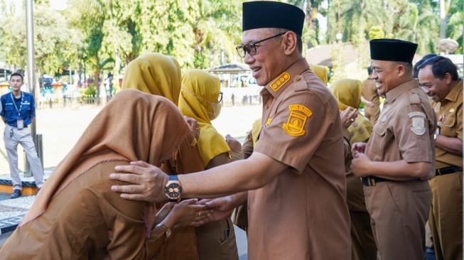 Halal Bihalal Pemkot Cilegon, Helldy Agustian Serukan Semangat Baru