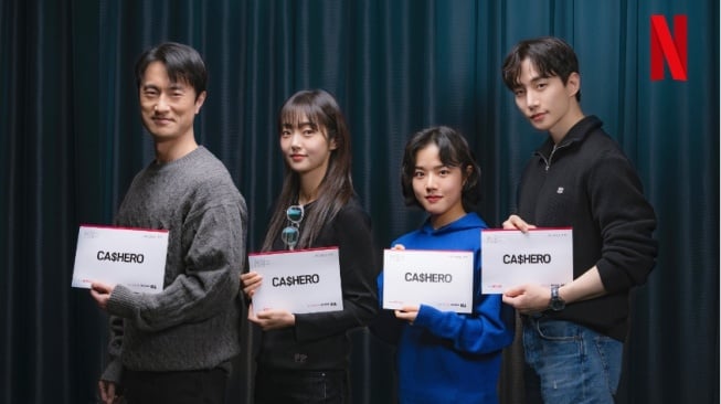 Bertabur Bintang, Netflix Umumkan 4 Pemeran Utama Drama Korea 'Cashero'