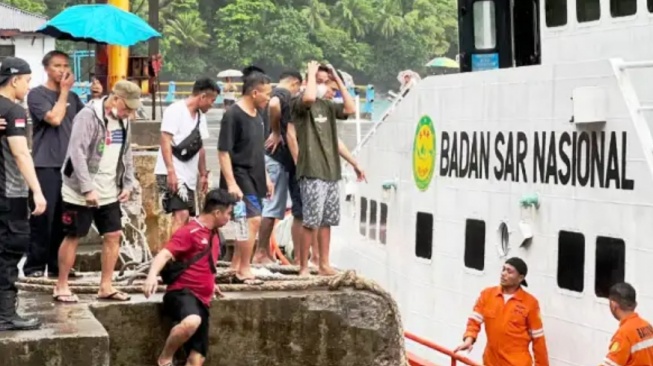 Erupsi Gunung Ruang, Penghuni Lapas Ulu Siau Bangun Kepulauan Sitaro Dievakuasi