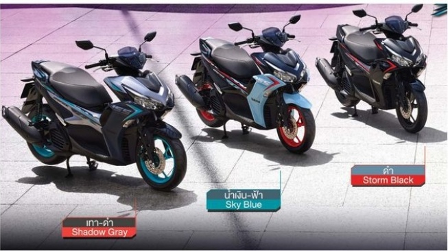 Yamaha Aerox di Thailand dapat warna baru (Yamaha Thailand)